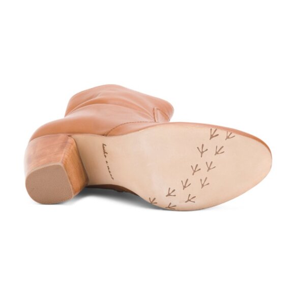 NEW BEEK Made In Mexico Leather Catbird Booties in Cognac for women 825 13m8 - Picture 4 of 8